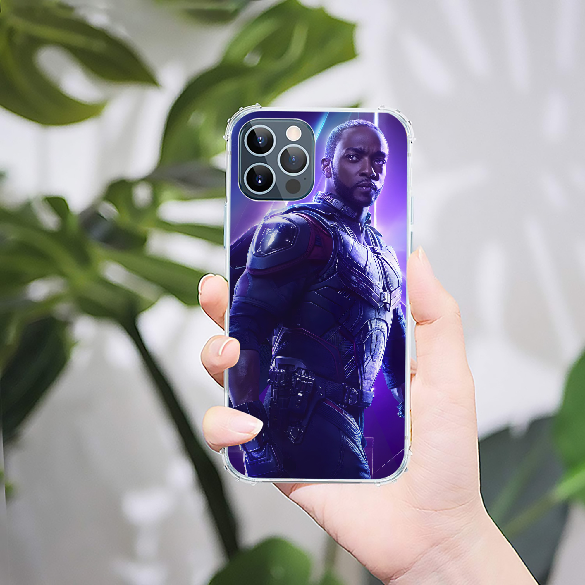 （画像用） アベンジャーズ The Avengers 【iPhone 12シリーズ対応】透明スマホケース（クリアソフトケース）